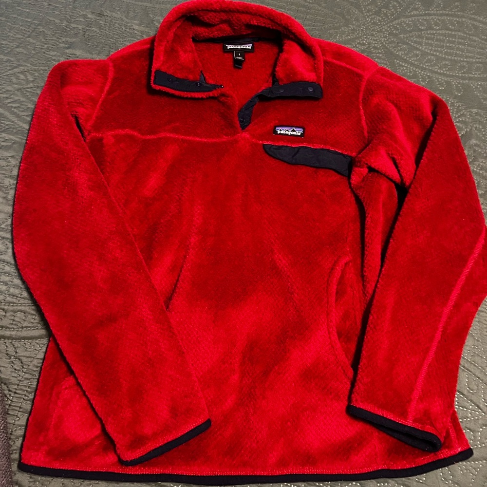Patagonia Red Fleece Pullover